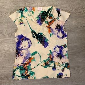 Parker EUC Silk Floral Blouse